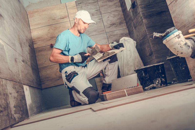 Our team working on Bathroom Remodeling projects in Warren County, NJ