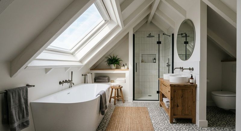 Attic Bathroom Remodeling in Warren County, NJ